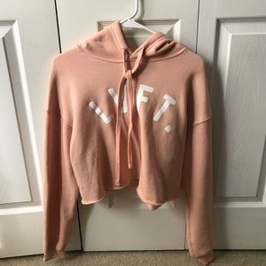 LVFT. Cropped Hoodie